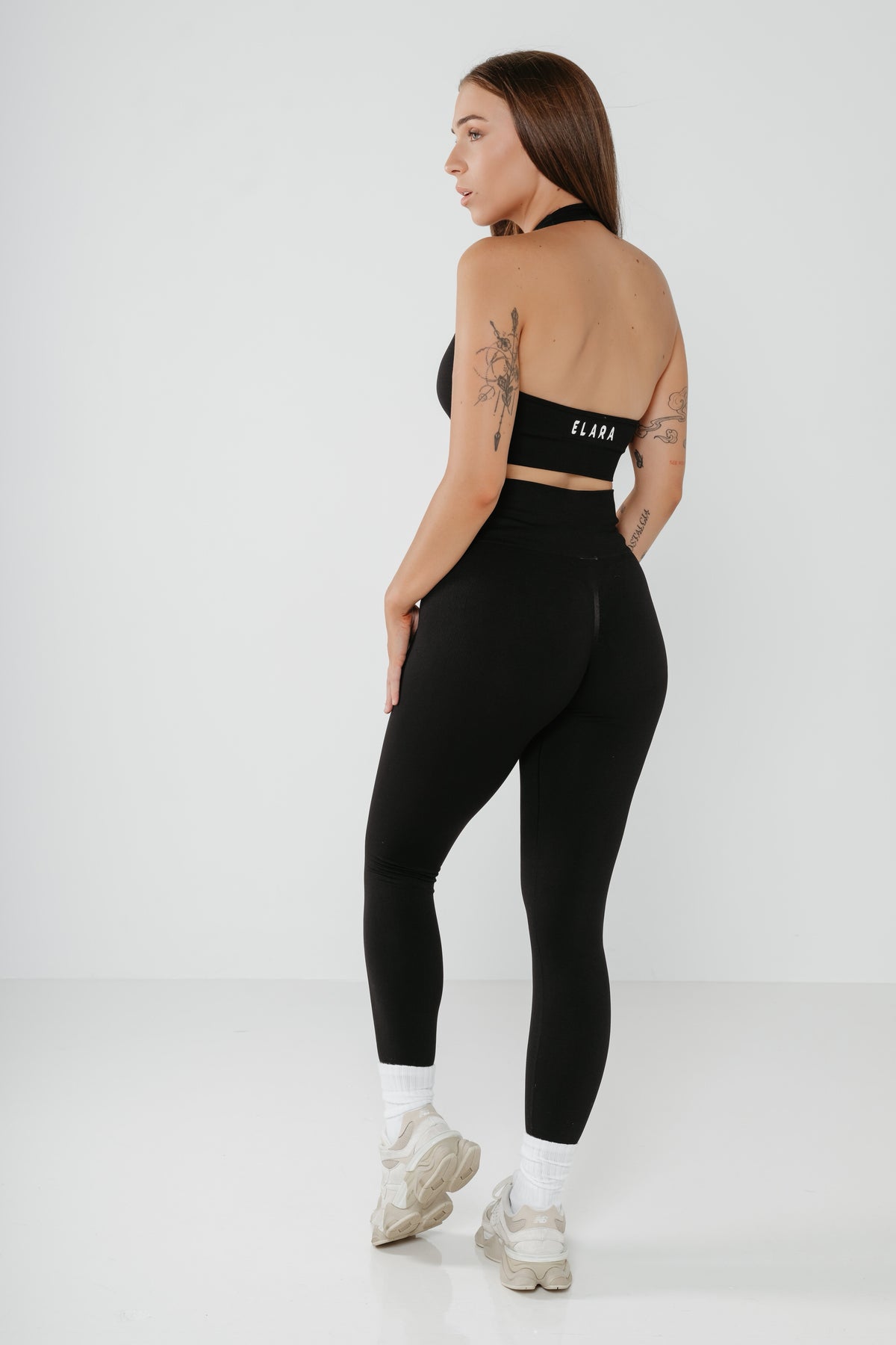 Florence Crop Black