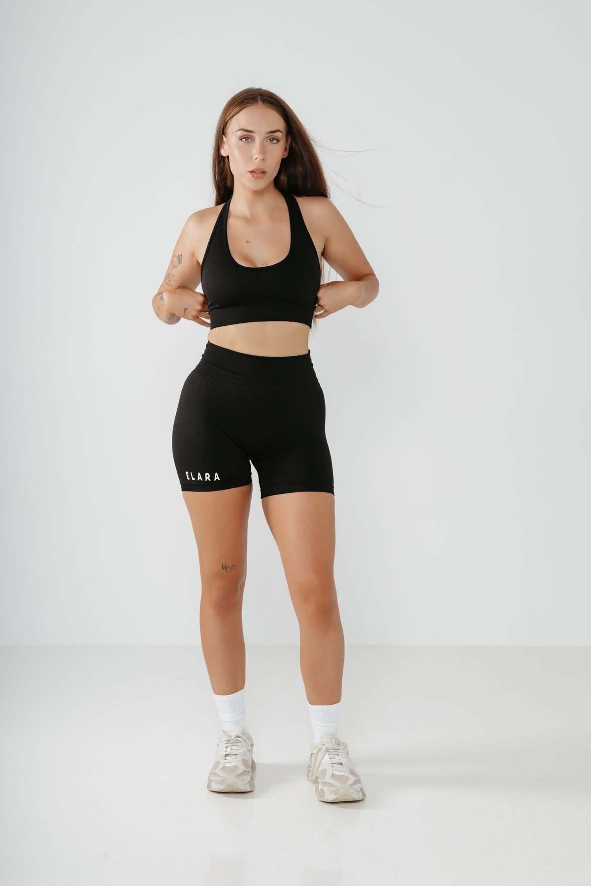 Florence Crop Black